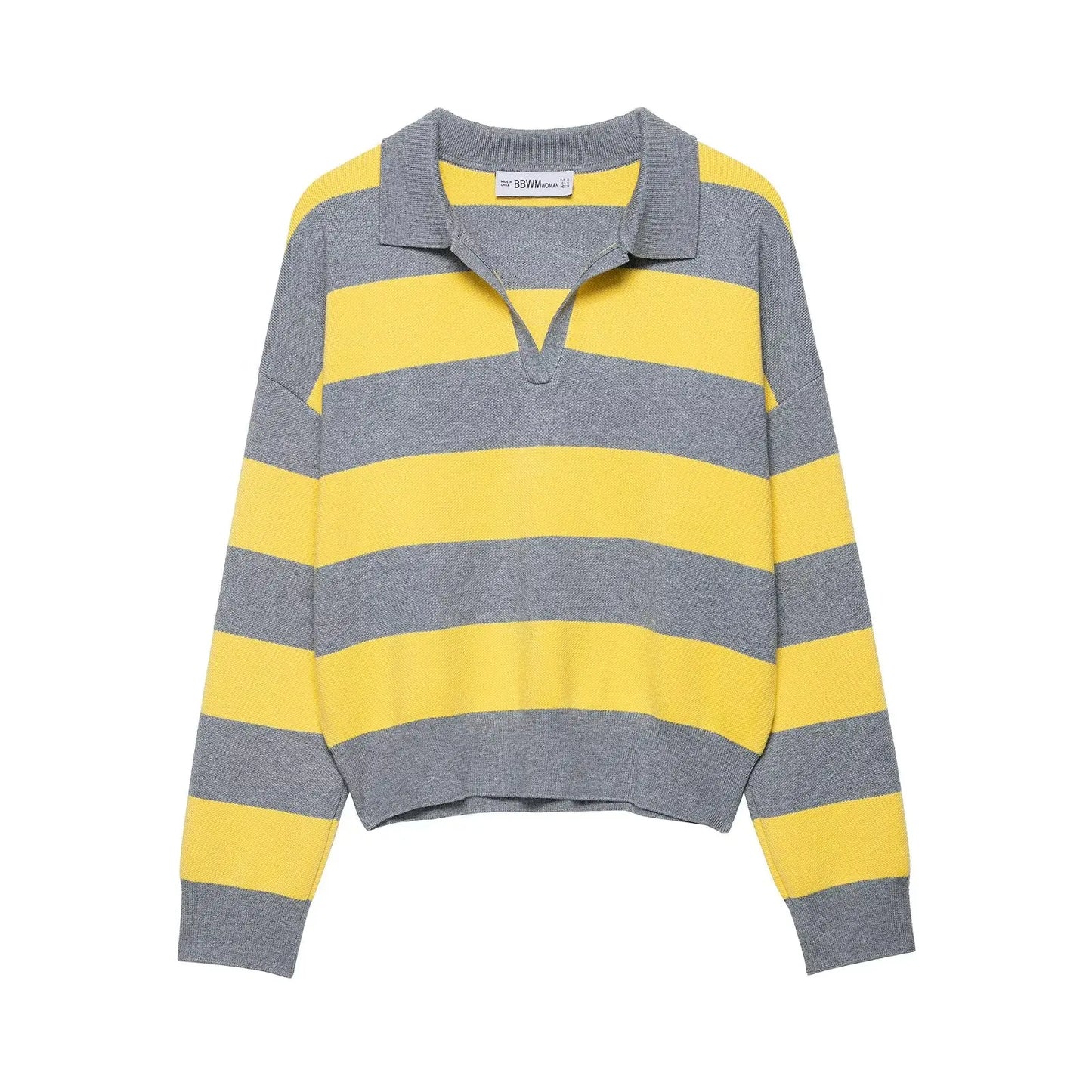 The Evieva Striped POLO Sweater™
