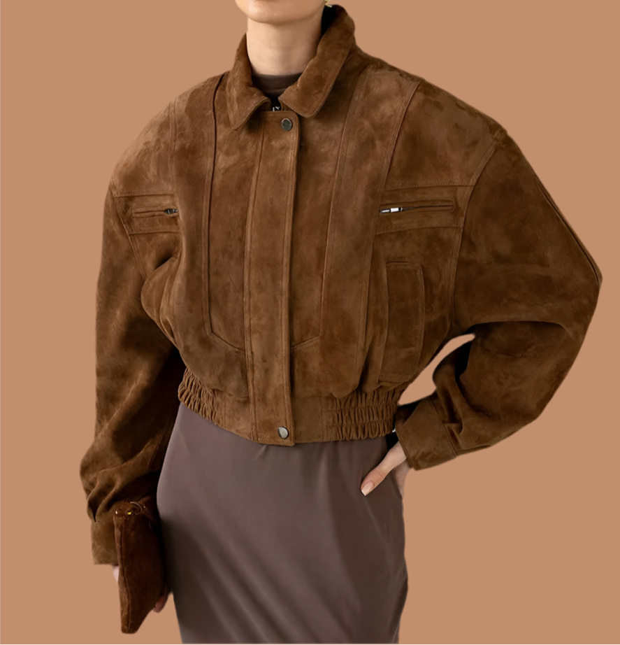 The Suede Edit Cropped Jacket™