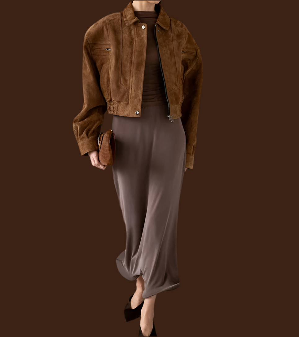 The Suede Edit Cropped Jacket™