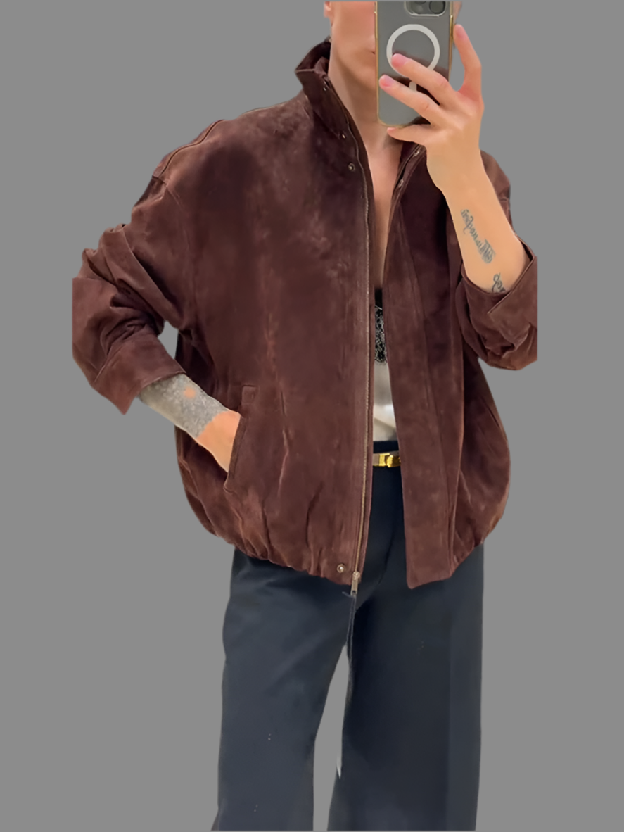 The IT Autumn Brown Suède Jacket™