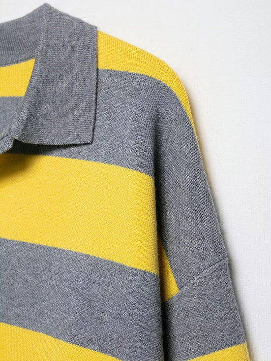 The Evieva Striped POLO Sweater™