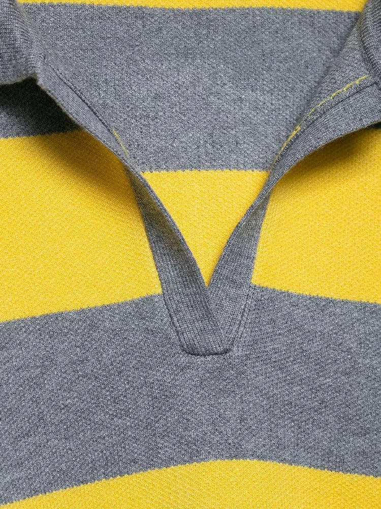 The Evieva Striped POLO Sweater™