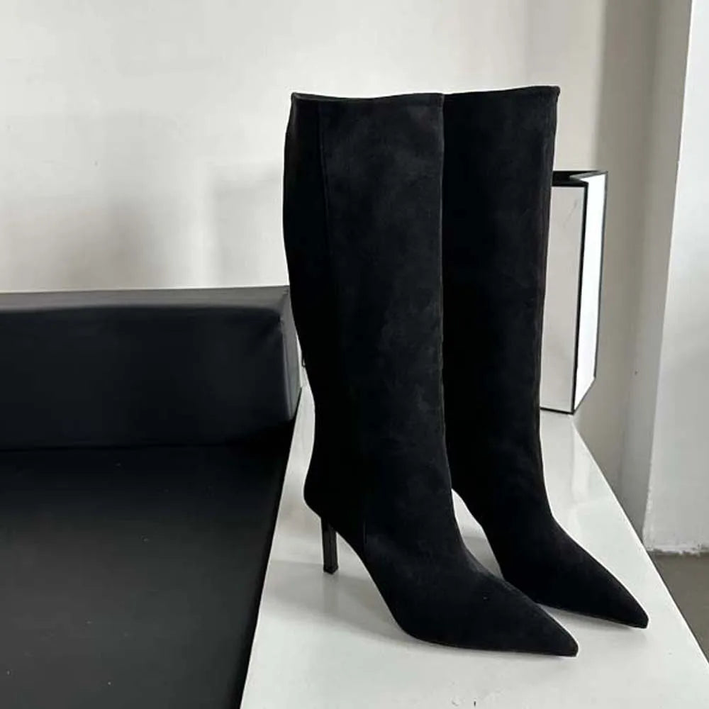Elegant Edge Knee-High Boots™