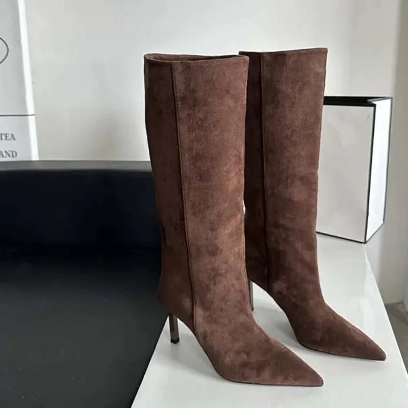 Elegant Edge Knee-High Boots™